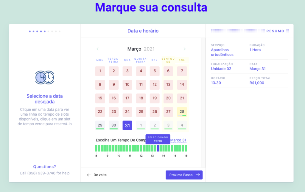 Sistema de agendamento para clínicas de sucesso tela 4